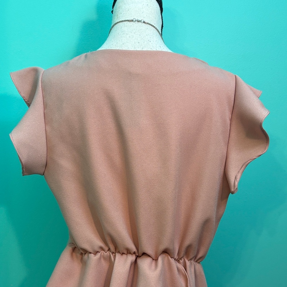 L.N.V. Chic Asymmetrical Ruffle Top - Picture 10 of 14